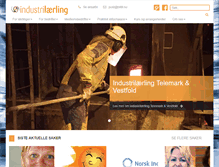 Tablet Screenshot of industrilaerling.no